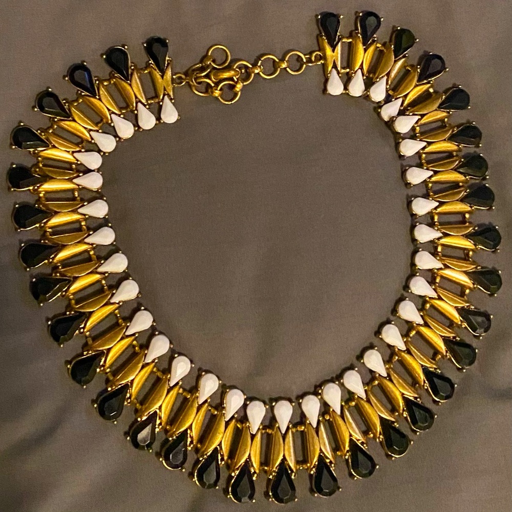 Vintage gold metal tribal choker.